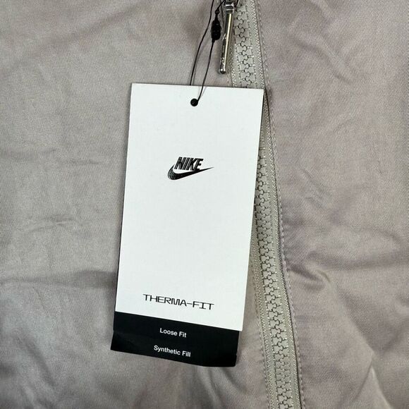 Nike Air Therma-Fit Women’s Bomber Jacket Size XL extra Large Gray DD4640-033 NW - Picture 11 of 11